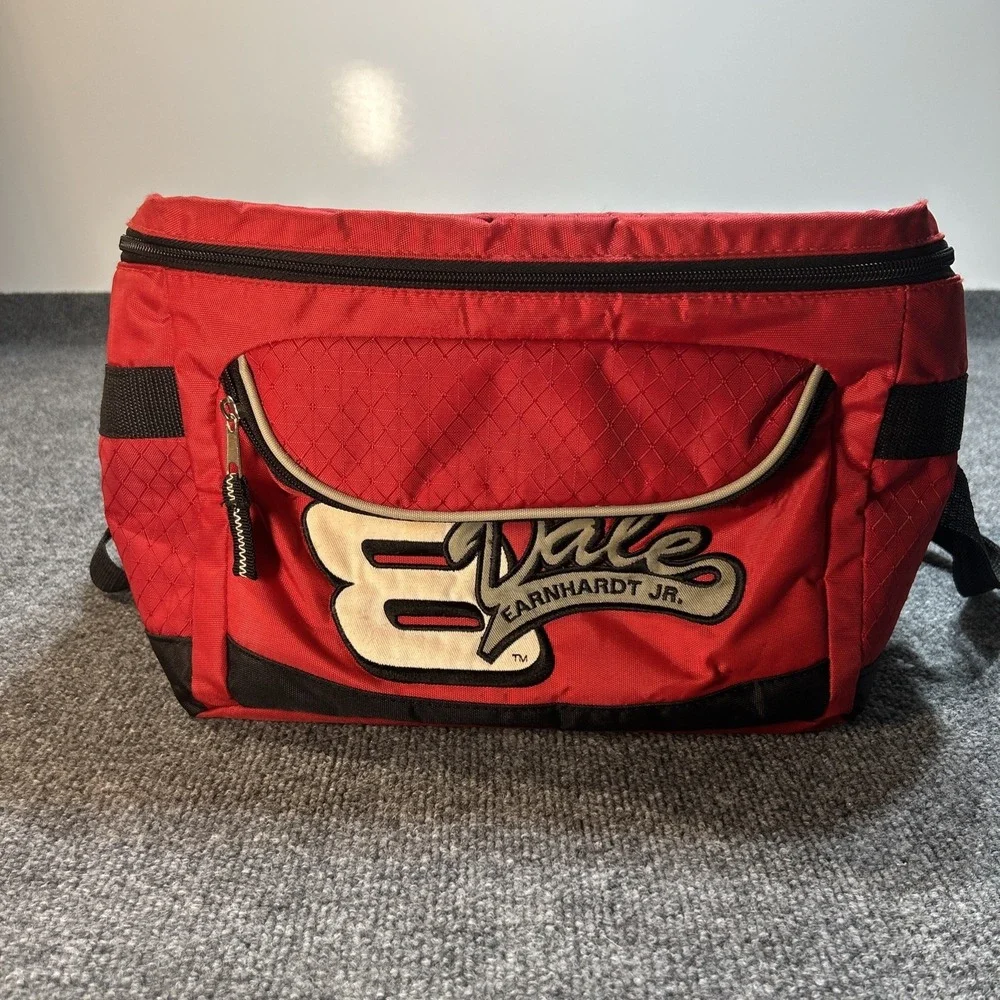 Vintage Dale Earnhardt Jr 8 NASCAR Soft Cooler Bag Insulated Lunchbox 12-18 Can